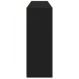 Aparador con luces LED negro 162x37x100 cm
