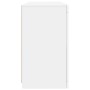 Aparador con luces LED blanco 142,5x37x67 cm