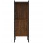 Estantería madera de ingeniería marrón roble 72x28x77,5 cm