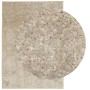 Alfombra pelo largo aspecto brillante ISTAN beige 160x230 cm