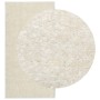 Alfombra pelo largo aspecto brillante ISTAN crema 100x200 cm