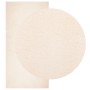 Alfombra de pelo corto suave lavable HUARTE beige 100x200 cm