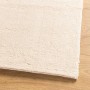 Alfombra de pelo corto suave lavable HUARTE beige 100x200 cm