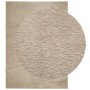 Alfombra de pelo corto suave lavable HUARTE arena 200x280 cm