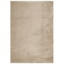 Alfombra de pelo corto suave lavable HUARTE arena 120x170 cm