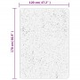 Alfombra de pelo corto suave lavable HUARTE arena 120x170 cm