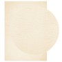 Alfombra de pelo corto suave lavable HUARTE crema 200x280 cm