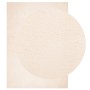 Alfombra de pelo corto suave lavable HUARTE beige 140x200 cm