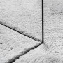 Alfombra de pelo corto suave lavable HUARTE gris Ø 200 cm
