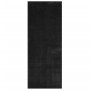 Alfombra de pelo corto suave lavable HUARTE negro 80x200 cm