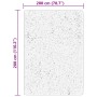 Alfombra de pelo corto suave lavable HUARTE azul 200x280 cm