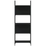 Librería de 5 estantes madera ingeniería negro 60,5x24x166,5 cm