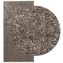 Alfombra pelo largo aspecto brillante ISTAN gris 100x200 cm