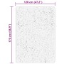 Alfombra de pelo corto suave lavable HUARTE rosado 120x170 cm