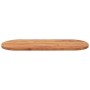 Tablero de mesa ovalado madera maciza de acacia 100x40x3,8 cm