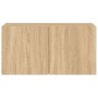Mueble para TV de pared roble Sonoma 80x30x41 cm
