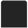 Muebles de TV de pared con luces LED 2 uds negro 40,5x35x40 cm