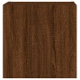Muebles de TV de pared 2 uds madera marrón roble 40,5x30x40 cm