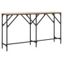 Mesa consola madera de ingeniería roble Sonoma 140x29x75 cm