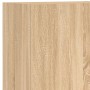 Muebles de TV de pared 4 pzas madera de ingeniería roble Sonoma