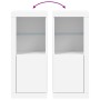 Aparador con luces LED blanco 41x37x100 cm