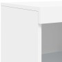 Aparador con luces LED blanco 41x37x100 cm