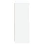 Aparador con luces LED blanco 60,5x37x100 cm