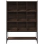 Estantería madera de ingeniería marrón roble 102x30x141,5 cm