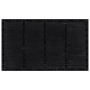 Felpudo rectangular de goma y fibra de coco 45x75 cm