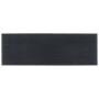 Felpudo de fibra de coco gris oscuro 100x300 cm
