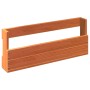 Estantes zapatos pared 2 uds madera pino marrón 59x8,5x23,5 cm