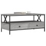 Mesa de centro madera de ingeniería gris Sonoma 100x51x45 cm
