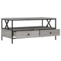 Mesa de centro madera de ingeniería gris Sonoma 100x51x45 cm