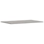 Estantes pared 4 uds madera ingeniería gris Sonoma 80x50x1,5 cm