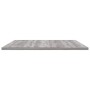 Estantes pared 4 uds madera ingeniería gris Sonoma 80x50x1,5 cm