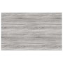 Estantes pared 4 uds madera ingeniería gris Sonoma 80x50x1,5 cm