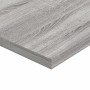 Estantes pared 4 uds madera ingeniería gris Sonoma 80x50x1,5 cm
