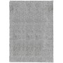 Alfombra peluda de pelo largo moderna PAMPLONA gris 200x280 cm