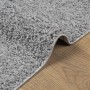 Alfombra peluda de pelo largo moderna PAMPLONA gris 200x280 cm
