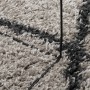 Alfombra pelo largo moderna PAMPLONA beige antracita 200x280 cm