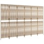 Biombo de 6 paneles ratán sintético beige