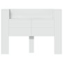 Cabecero de cama con luz LED blanco 140x16,5x103,5 cm