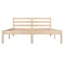 Estructura de cama doble sin colchón 135x190 cm