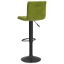 Taburetes de cocina 2 uds terciopelo verde claro