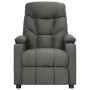 Sillón de masaje eléctrico tela gris oscuro