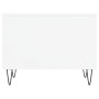 Mesa de centro madera contrachapada blanco 60x44,5x45 cm