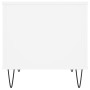 Mesa de centro madera contrachapada blanco 60x44,5x45 cm