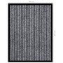 Felpudo de rayas gris 40x60 cm