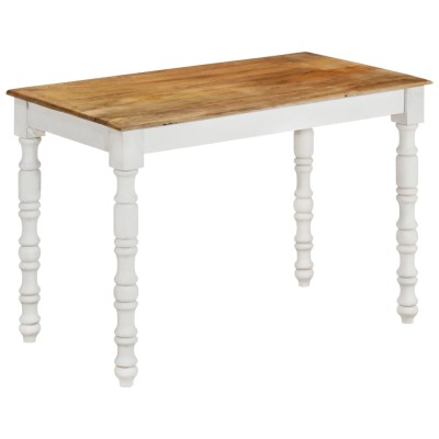 Mesa de comedor madera maciza de mango 110x60x76 cm