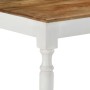 Mesa de comedor madera maciza de mango 110x60x76 cm